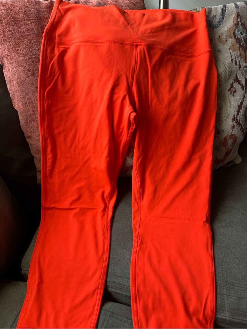 Authentic Lululemon Align high rise leggings size 14- Bright Orange Never worn